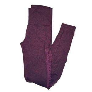 Aerie Burgundy Ventilated Leggings Size Small